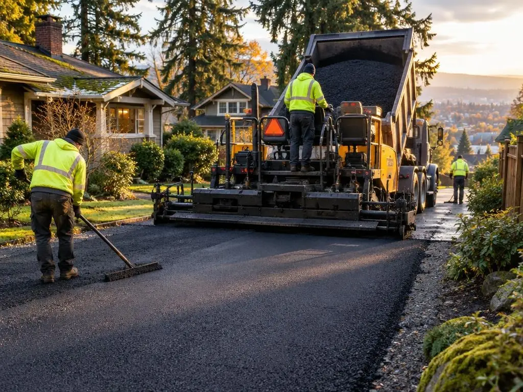 Asphalt Driveway Paving in Portland, OR